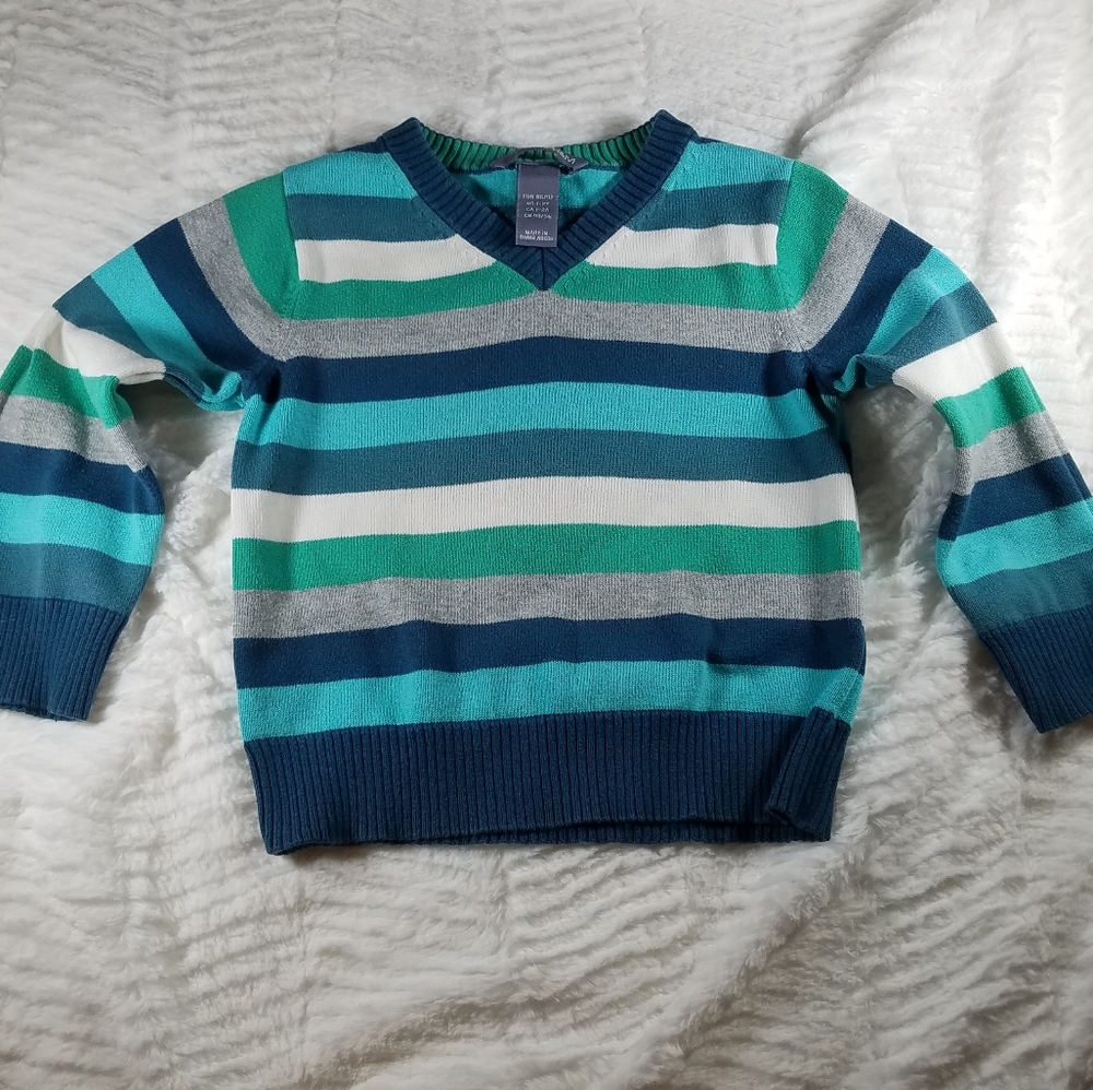 3/$12 H&M cute striped v neck sweater